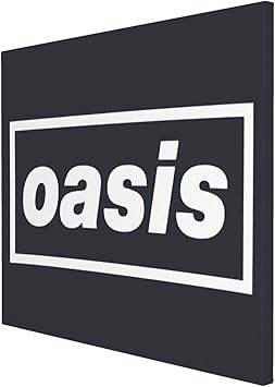 Amazon Co Jp Oasis オアシス ロゴ アートデリ ポスター パネル 絵キャンバスの壁アート 木製の枠 アートワーク 壁飾り 壁ポスター おしゃれ 40 50cm 玄関やリビング お祝いや贈り物に 気分転換 癒し ホーム キッチン