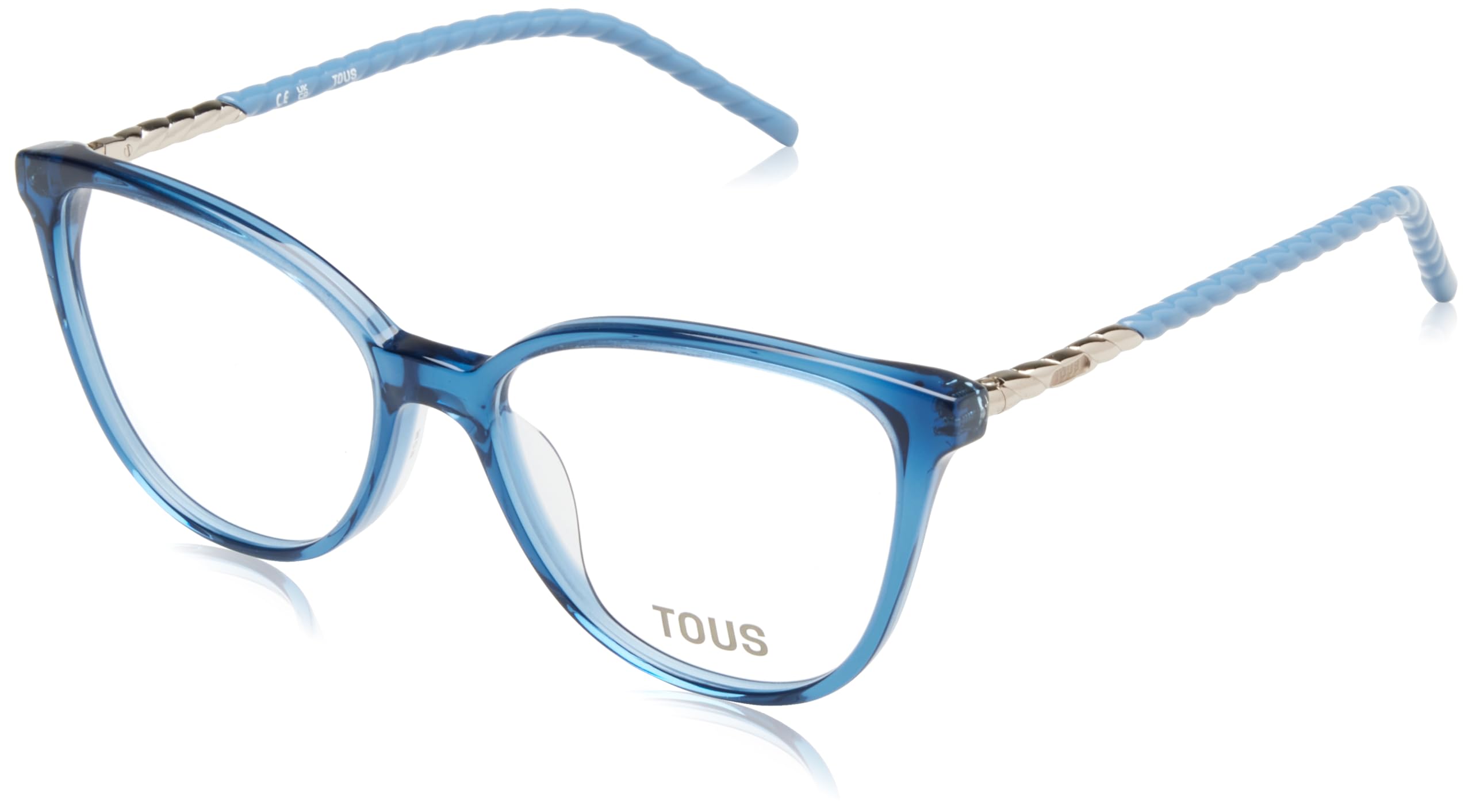 Montura Tous VTOB99 gafas de vista mujer azul brillante 54-16-135 5