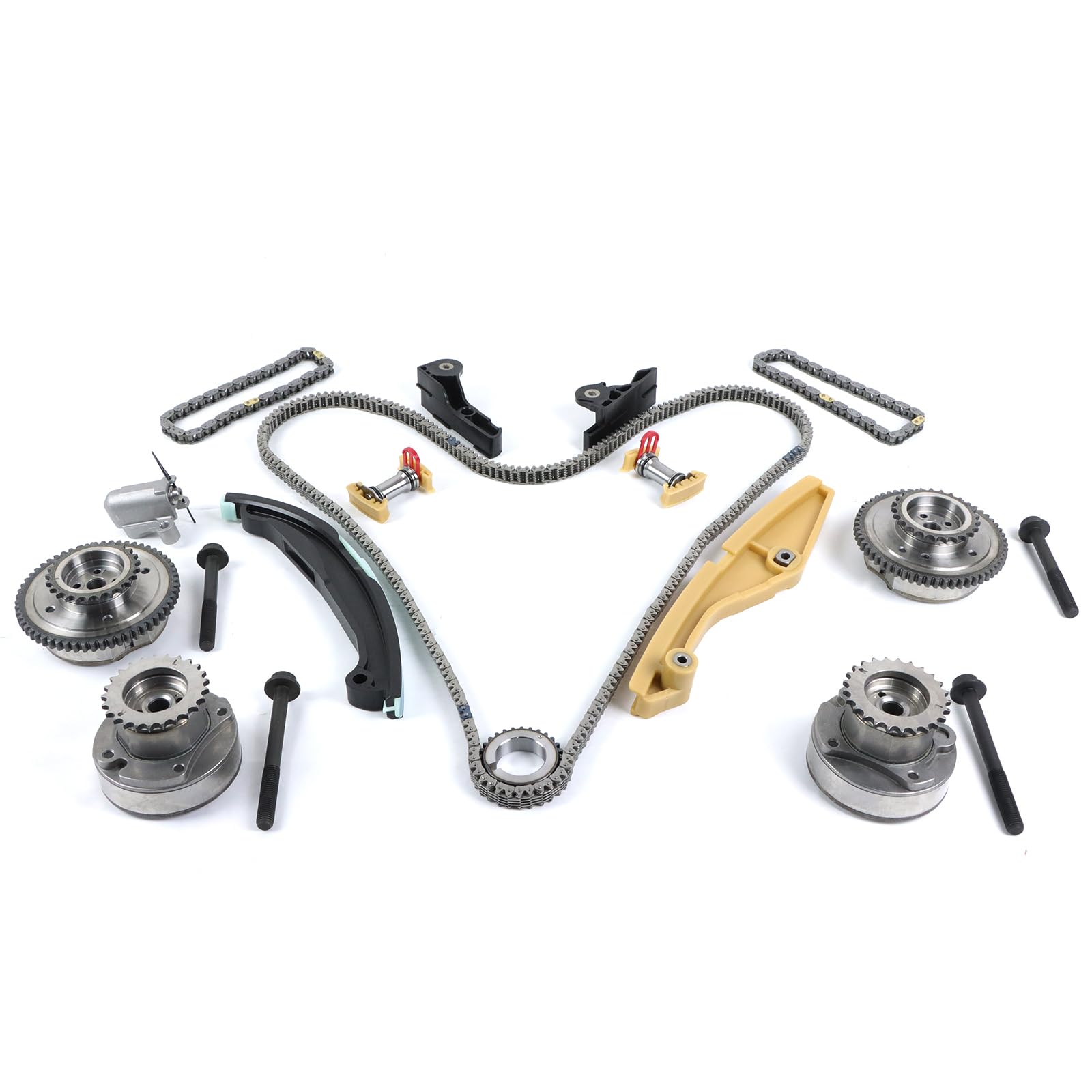 Daysyore Timing Chain Kit Cam Phaser VVT Fits for Lincoln Mustang