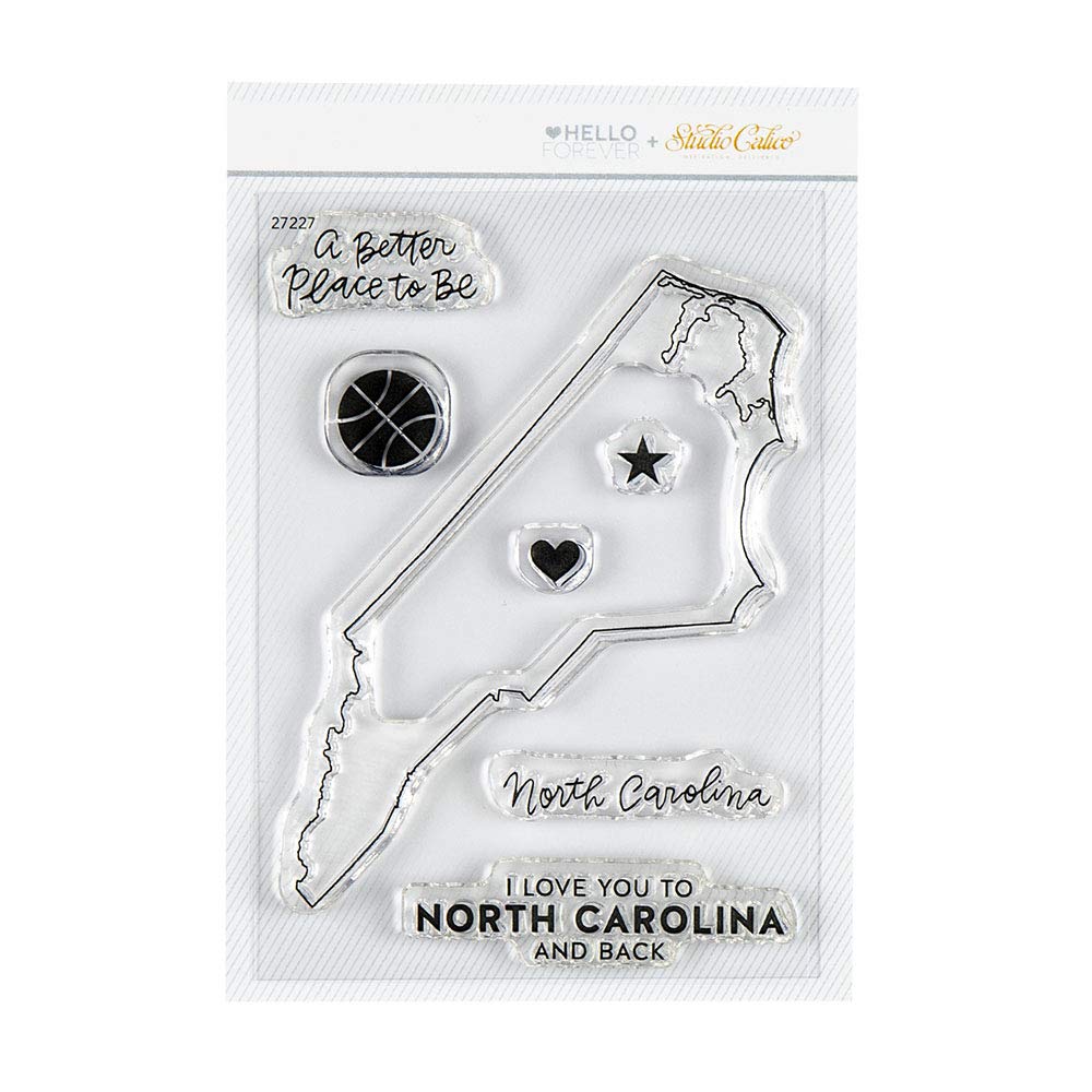 Studio Calico Studio Calico I Love North Carolina Clear Stamp Set