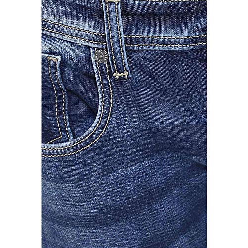 Image of Pepe Mens 5 Pocket Whiskered Effect Jeans