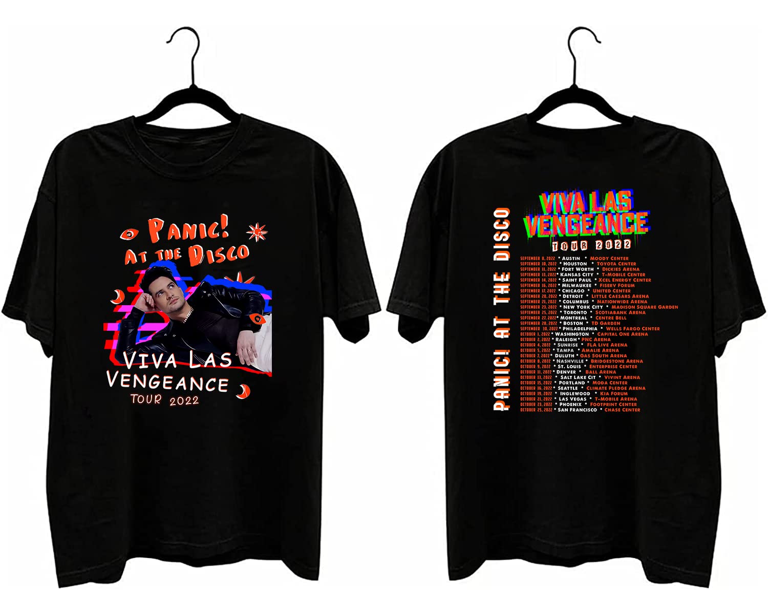 Panic At The Disco Viva Las Vengeance Tour 2022 Tshirt