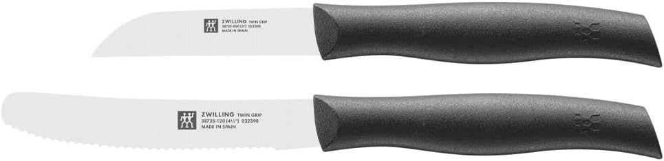 ZWILLING Universal Knife Set Twin Grip 2 Parts, 48 x 38 x 28 cm, Silver/Black