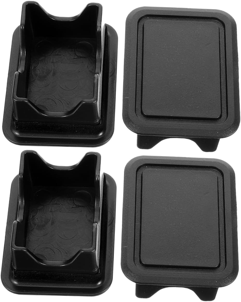 2pairs Ram Stake Pocket Caps Easy Install Bed Rail Plugs for Ram Secure Fit Tailgate Accessories Durable Stake Pocket Hole Cover