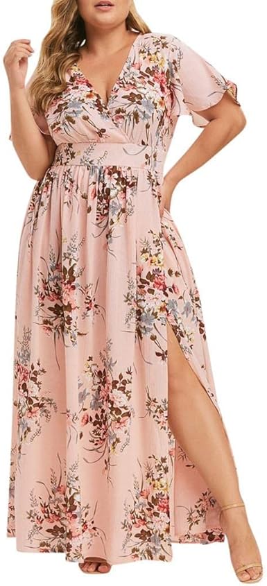 maxi dresses for short plus size ladies