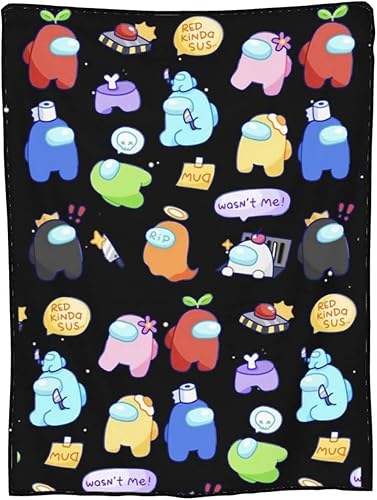 Us Game Fans - Manta de franela ultra suave para niños y adultos, para sofá, cama, auto, sofá para todas las estaciones, 50 x 40 pulgadas