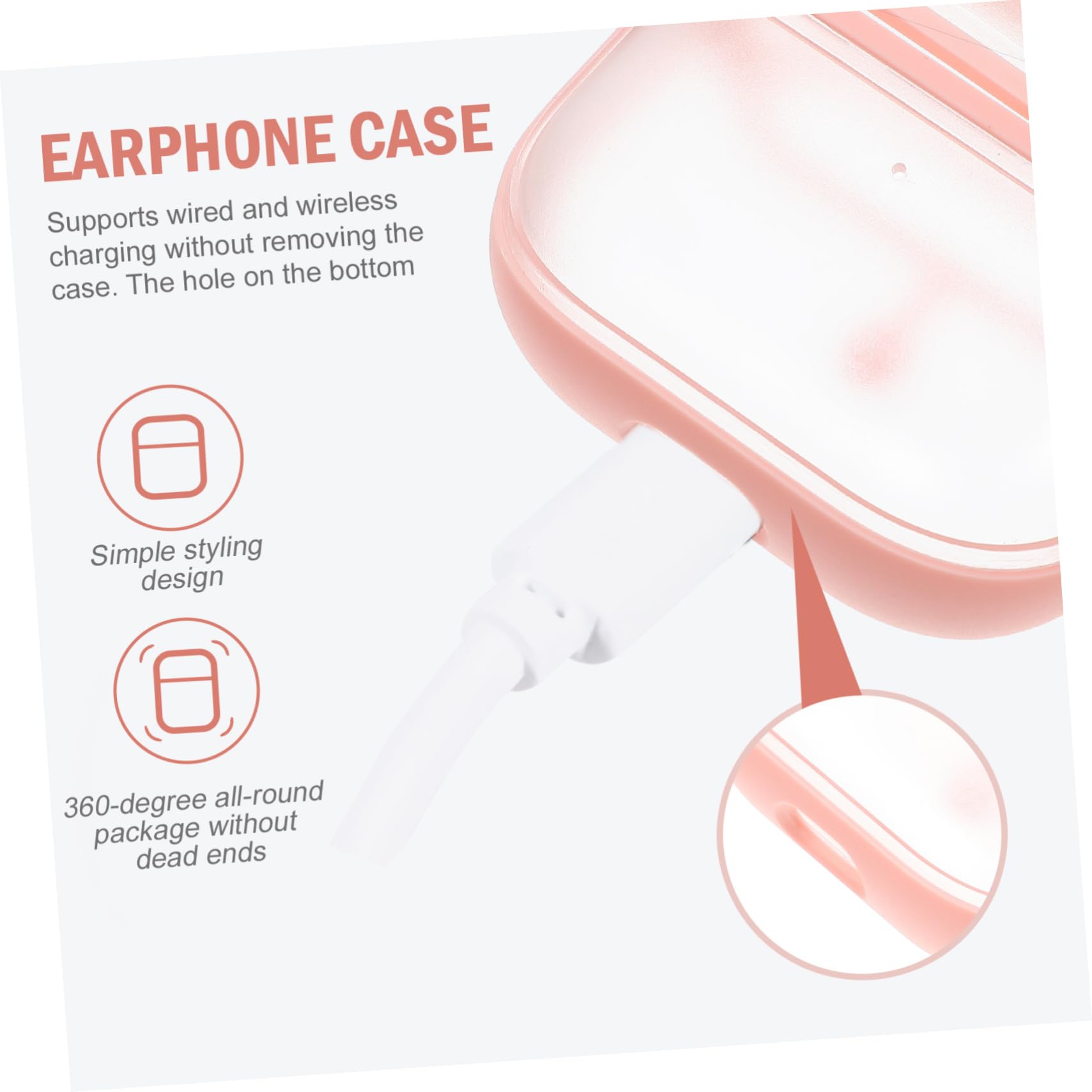 DOITOOL 3juegos Funda Protectora De TPU para Auriculares Inalámbricos Compatible Diseño Portátil y Resistente Golpes