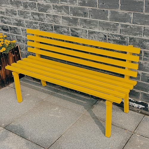 Banco de jardín de metal impermeable y resistente al óxido de 400 kg 2