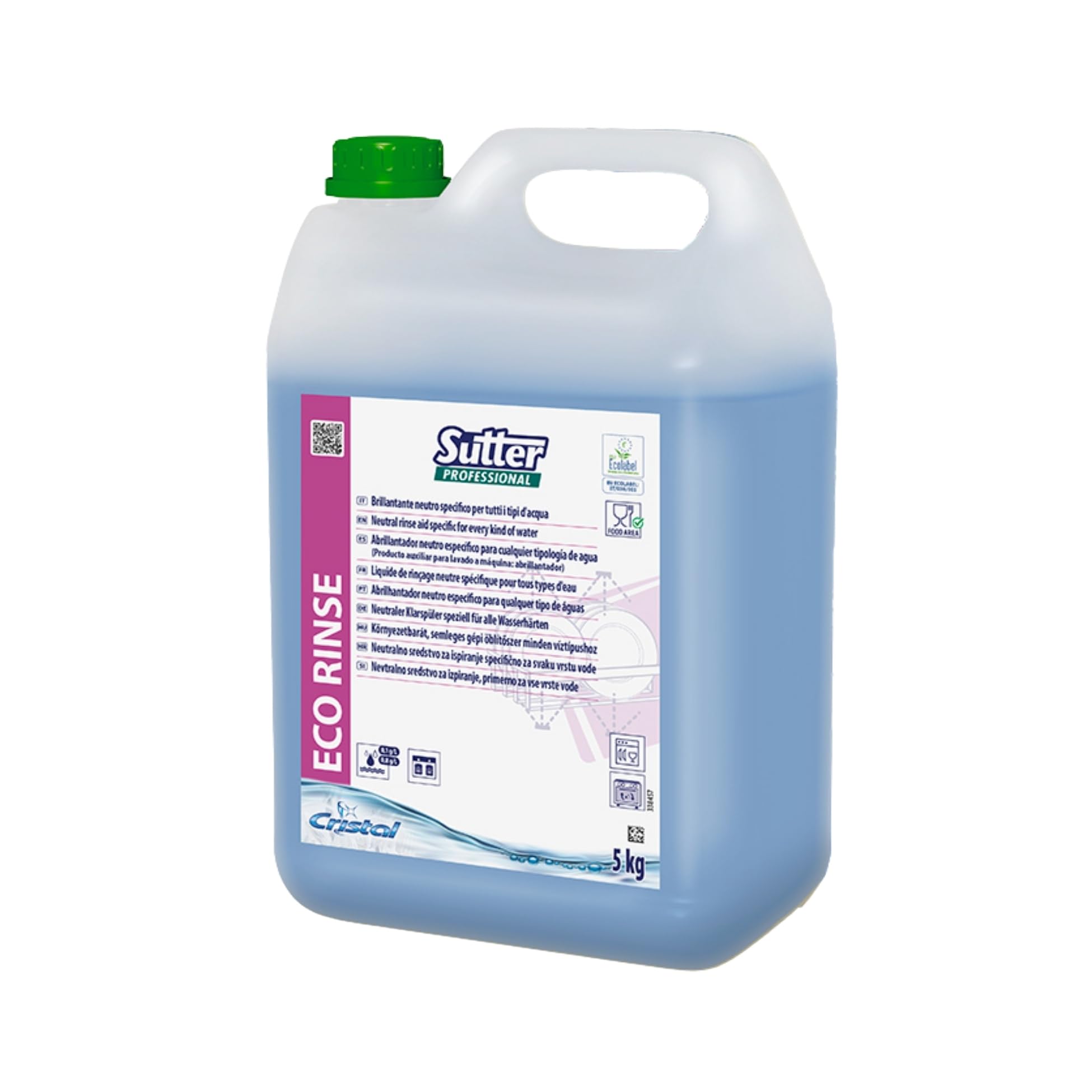 Sutter Professional Eco Rinse Brillantante Neutro, 5 kg