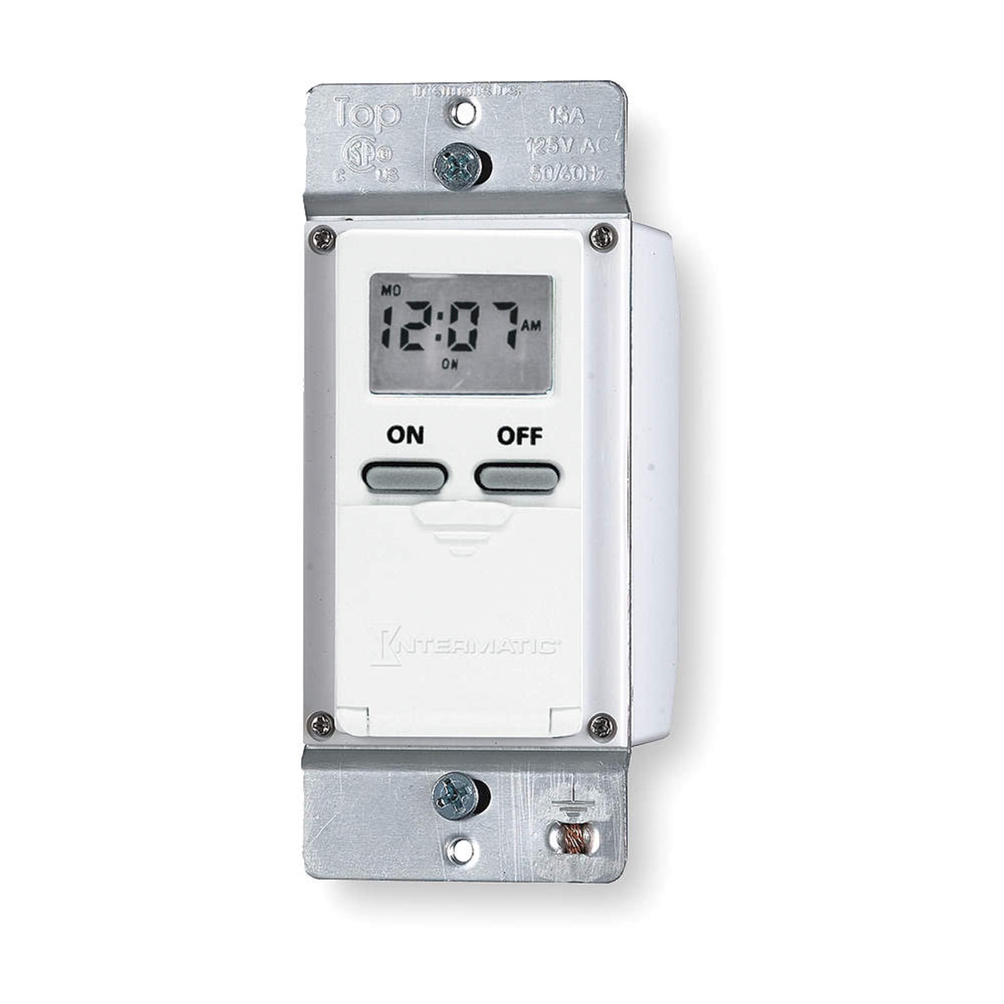 Automatic|time will tell ① Digital Timer, 7-Day, Spst, 120 V, White - Amazon.com
