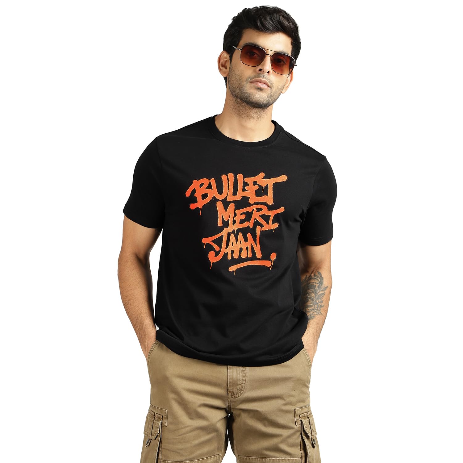 Bullet Meri Jaan Graffiti T-Shirt-image-7