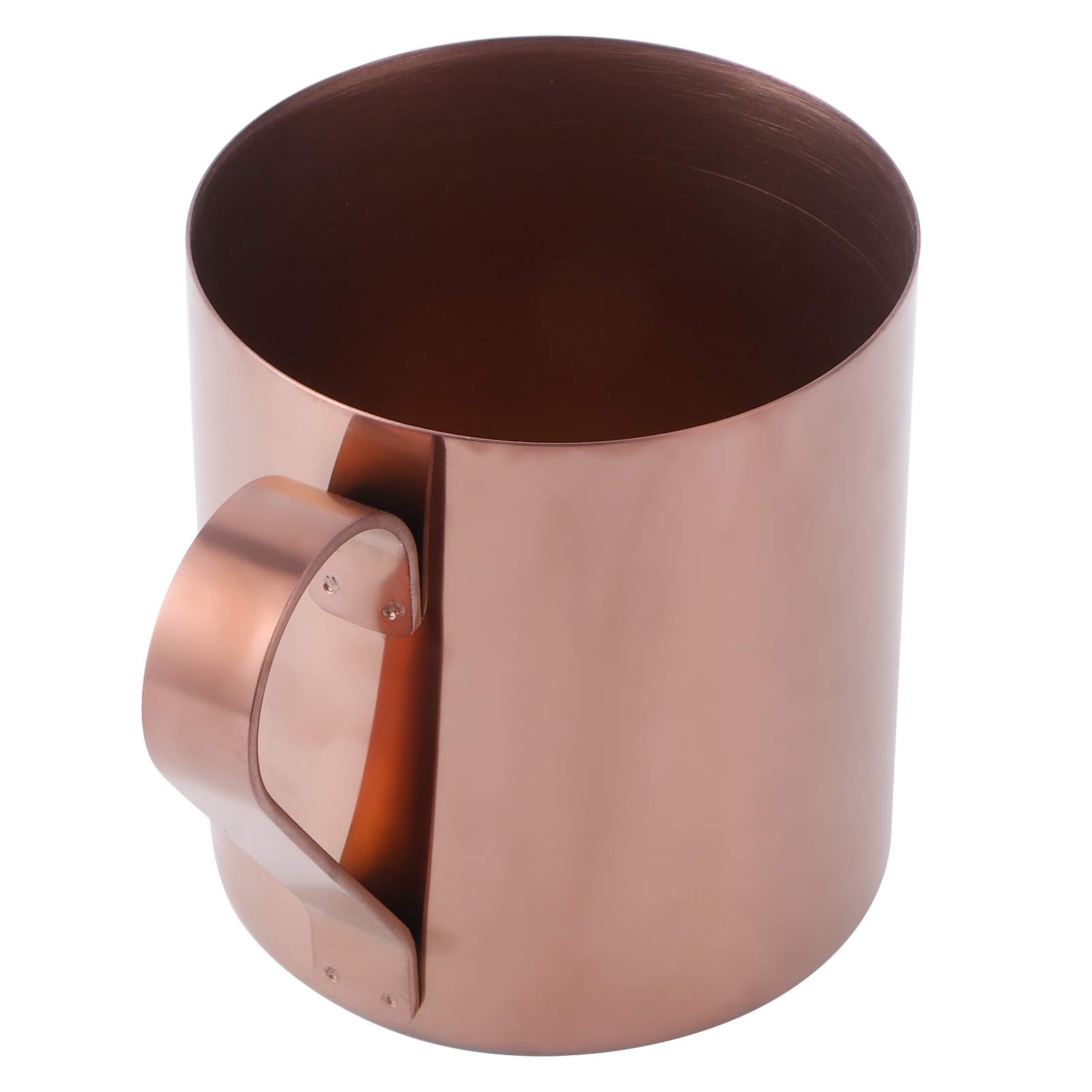 Taza de Cóctel de Acero Inoxidable Duradera con Elegante Acabado Oro Rosa