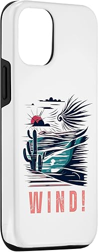 Miniatura 3 de iPhone 14 Pro Wind & Cactus - Kitesurf, Windsurf, Wingfoil Case