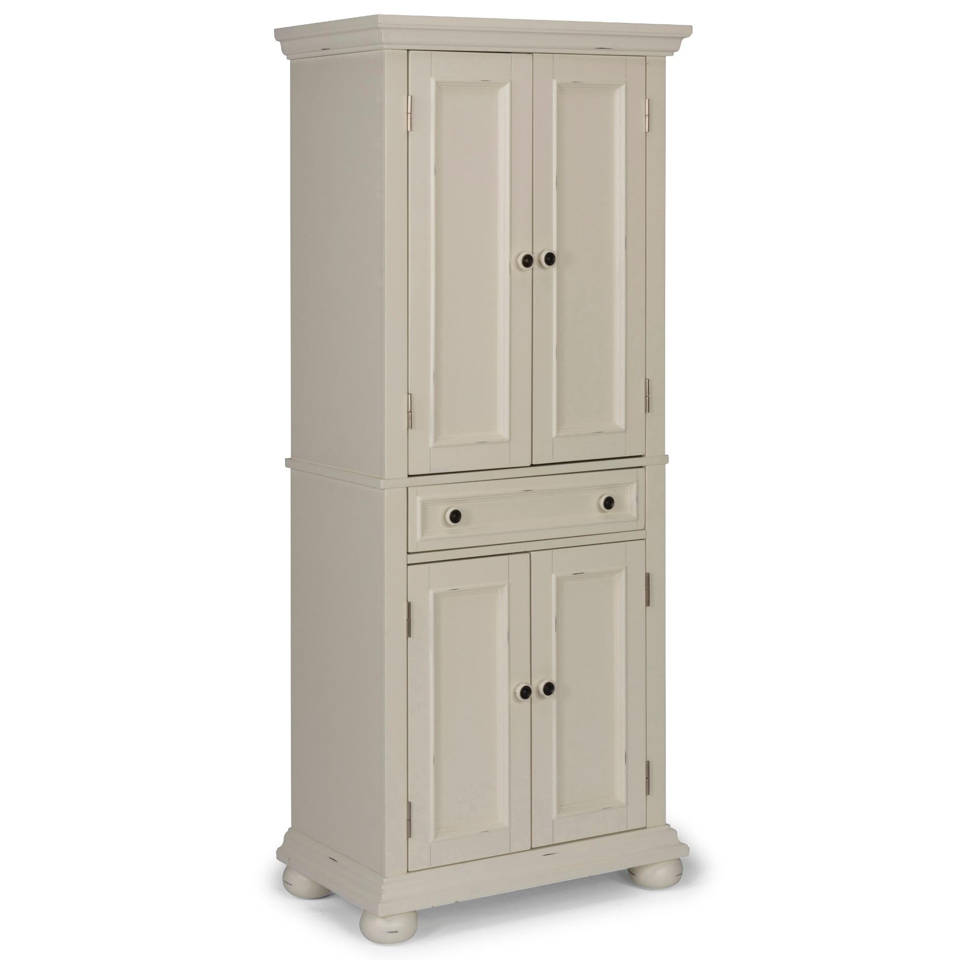 homestyles Pantry, Wood, Off White, 30" x 19.75" x 72"