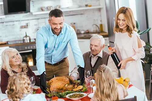 Miniatura 9 de Guantes para barbacoa, guantes de silicona para horno, guantes de parrilla de alta calidad, resistentes al calor, para manejar comida caliente