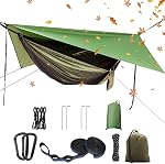 Ensemble de hamacs de camping portatifs,hamac simple double,filet de protection pour les insectes,chariot de chasse à l'eau,hamcon de parachute haut de gamme,paquet arrière Randonnée Couret Activités en plein air