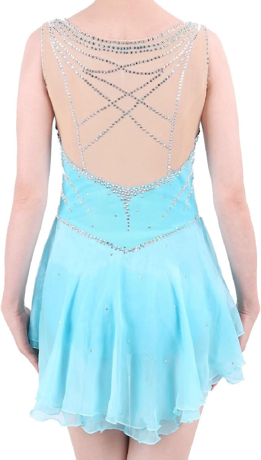Girls' Figure Skating Clothing High Elastic Roller Ice Outfit Ballet Dance Costumes