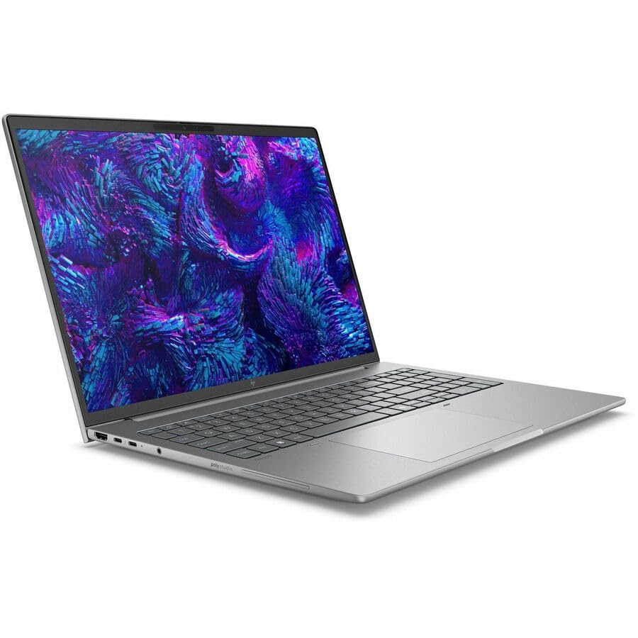 Image of HP ZBook 8 G1i 16 inch Mobile Workstation - WUXGA - 60 Hz - Intel Core Ultra 7 255H - 32 GB - 512 GB SSD - English Keyboard - Meteor Silver - Intel Chip - 1920 x 1200 - Windows 11 Pro - Arc 140T GPU - Fro