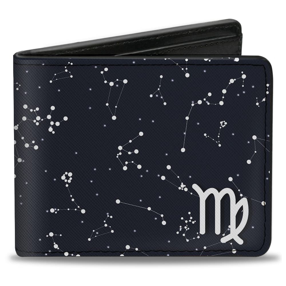 Buckle-Down Men's Bifold Wallet Zodiac Virgo, Multi, 4.0" x 3.5", Multi, 4.0" x 3.5", Buckle-down Bifold Wallet Zodiac Virgo