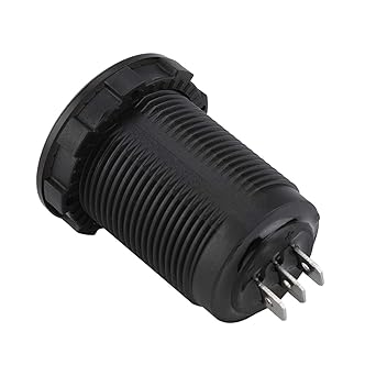 Voltage Meter, Panel Meter Digital Voltmeter, Lightweight Red LED Display Waterproof for Car for Motorcycle