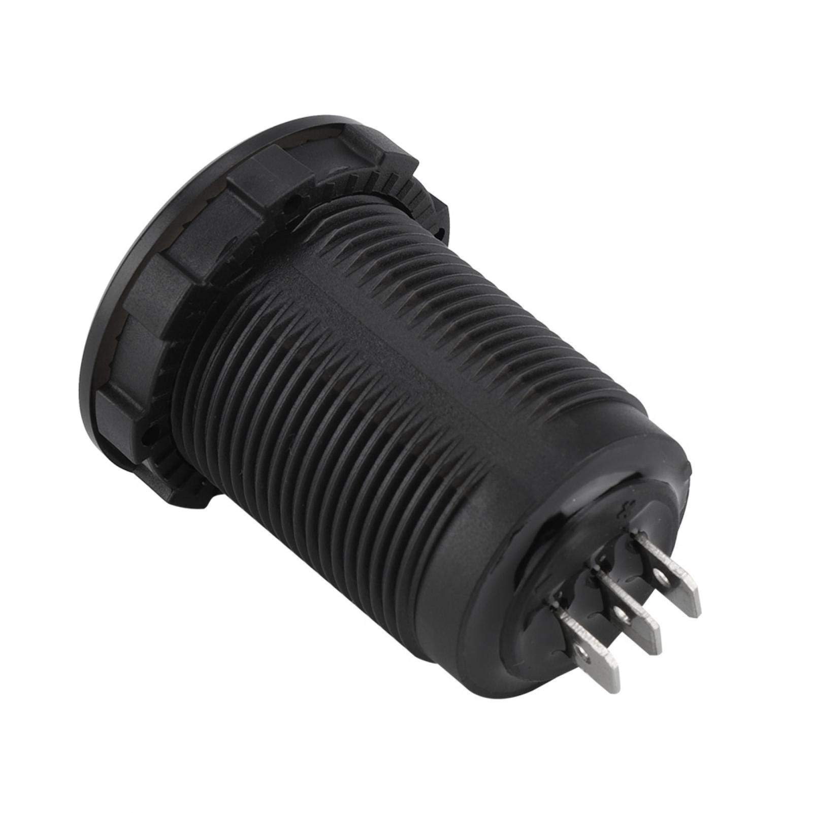 Medidor de Voltaje del Automóvil, DC 12V-24V LED Voltímetro Digital Medidor de AmperíMetro Medidor de Amperios Medidor de Voltios para Automóvil Motocicleta Barcos
