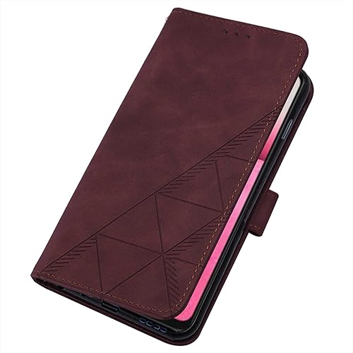 Miniatura 10 de OOPKINS Funda compatible con Moto G Stylus 5G 2022, funda tipo cartera retro de lujo de piel sintética con ranuras para tarjetas, soporte de hebilla
