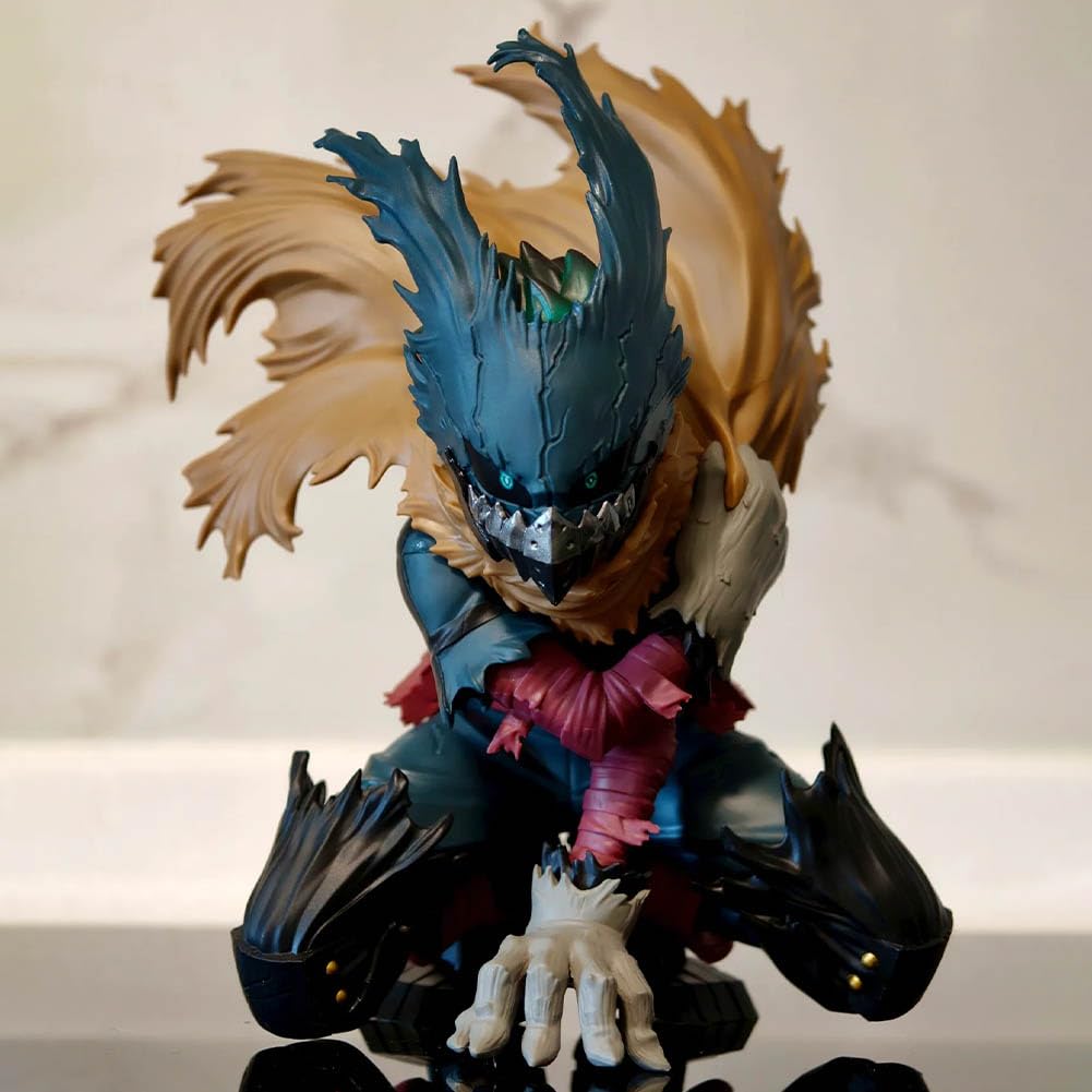 MHA Midoriya Izuku Figura Modello 15 cm annerito Midoriya Izuku Action Figure Anime Squat PVC Statue Collezionismo Decorazioni Regali