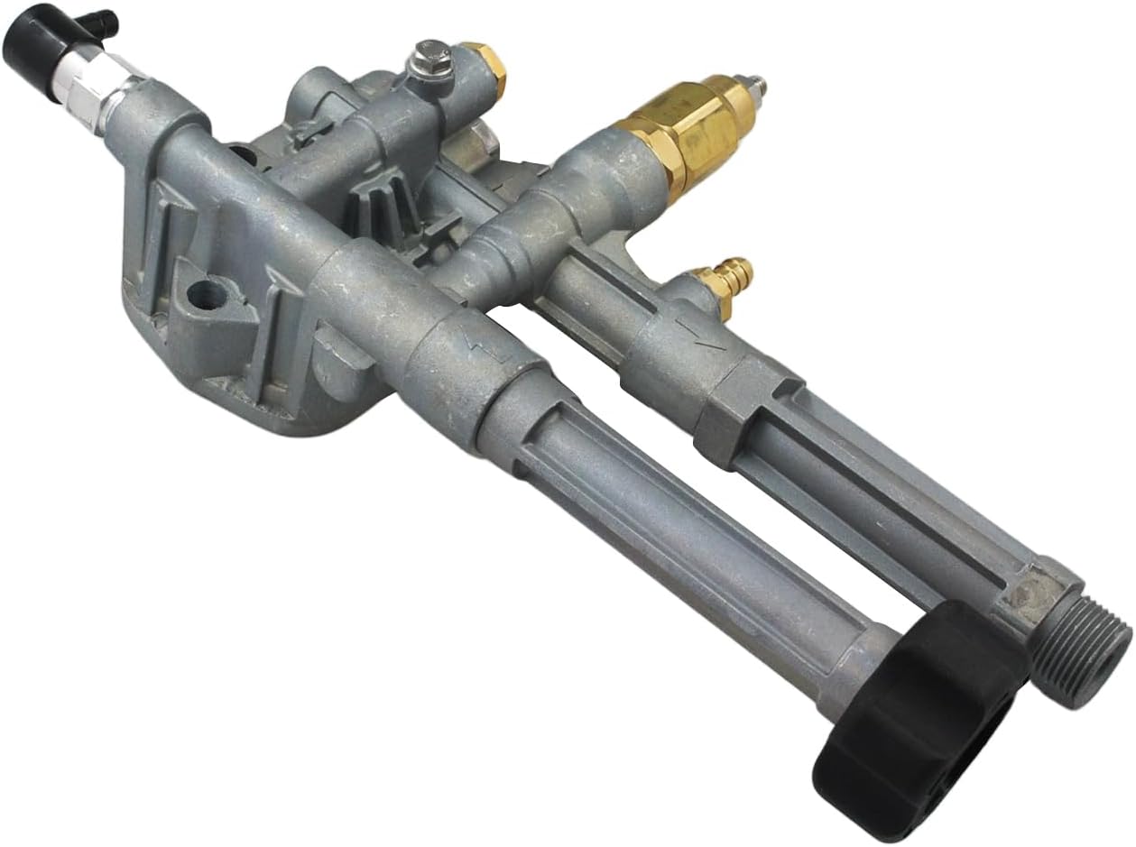 AR42940 Pressure Washer Pump Head Assembly Compatible with Troy Bilt AR RMW SRMW Pump RMW2G20 RMW2G23B RMW2G24 RMW2G25 RMW2.2G20D RMW2.2G24 SRMW2.2G26 Pump Head Replace AR42518 AR43061