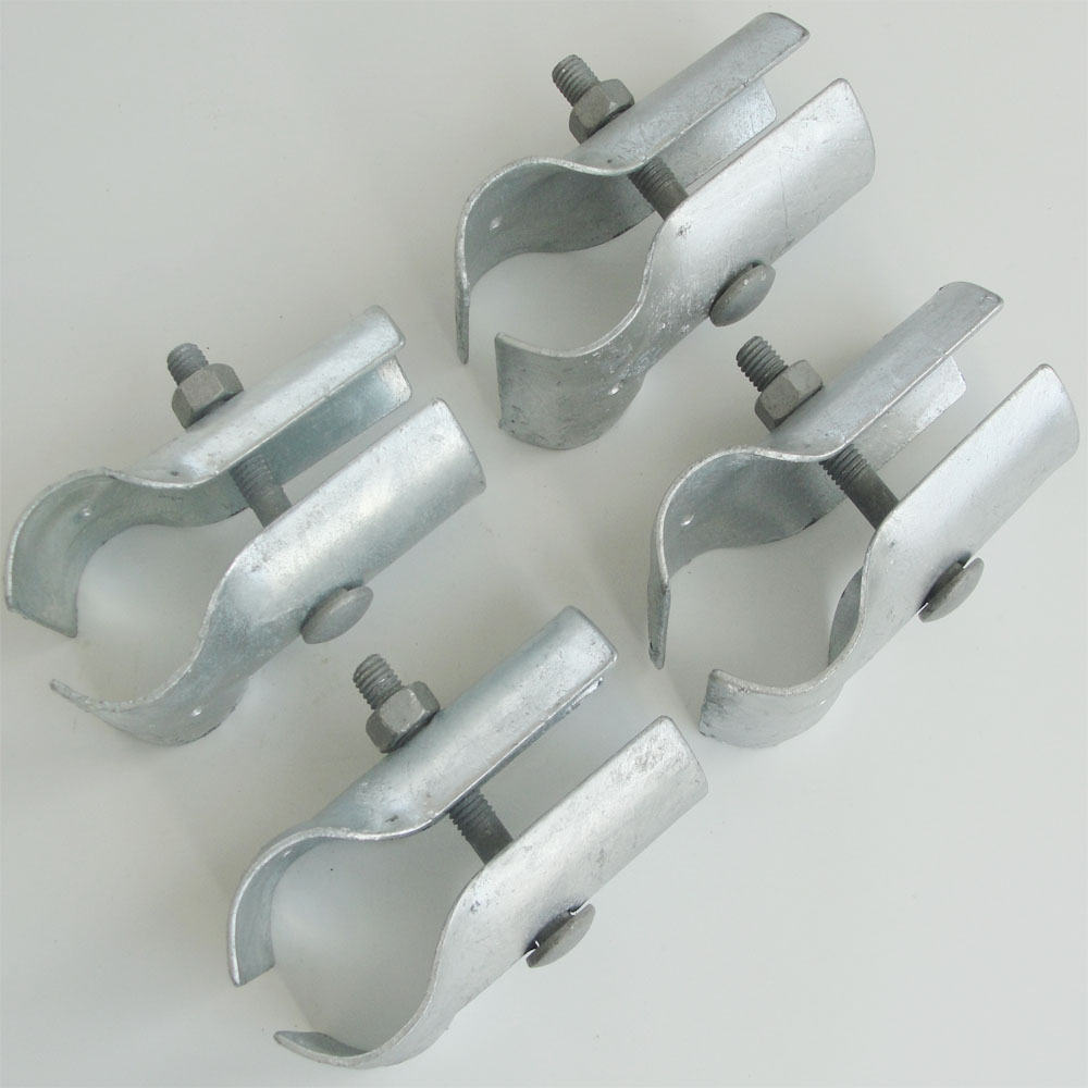Collier De Fixation Pour Serrage Tandefio Lot De 12 Colliers De Serrage En T En Acier Galvanisu00e9 Pour Tuyau, Boulons Et U00e9crous Inclus 4,5 Cm Collier De Serrage Tuyauterie