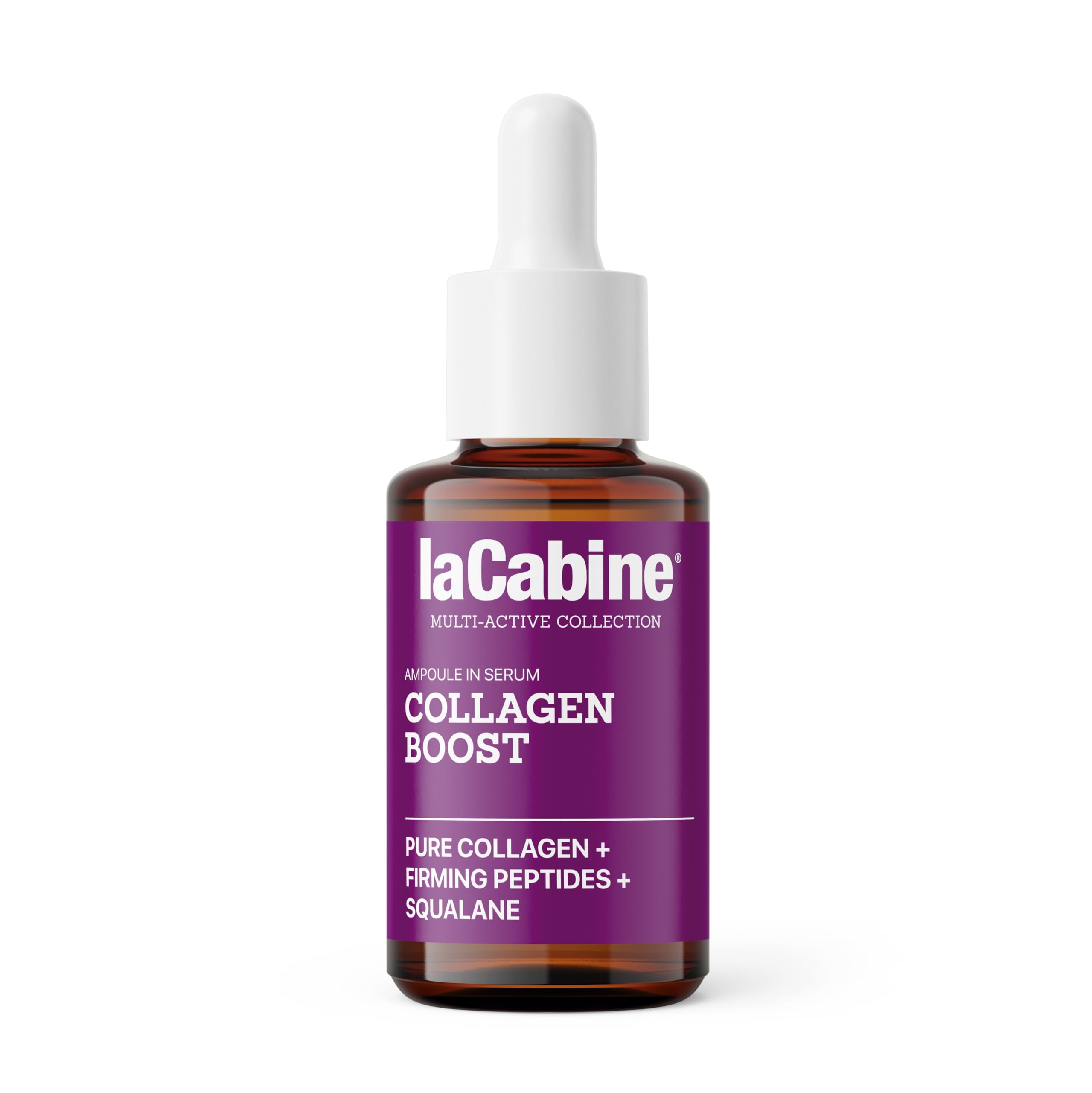 laCabine Collagen Boost Serum 30ml – Firming & Lifting Facial Serum with Collagen and Peptides, Boosts Elasticity, Reduces Wrinkles, Cell Renewal Support, Rejuvenating Skincare for All Skin Types