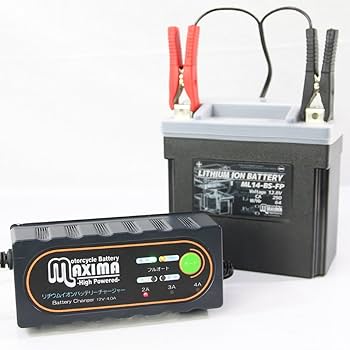 Maxima　バッテリー（新品） Amazon.co.jp: マキシマバッテリー 保証付 12V 全自動 リチウム