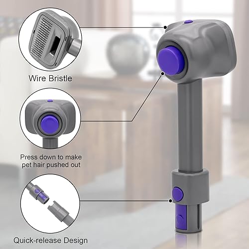 Miniatura 2 de Garbage fighter Accesorios para herramientas de aseo de mascotas y manguera de extensión para aspiradora Dyson V7 V8 V10 V11 V15 con adaptador