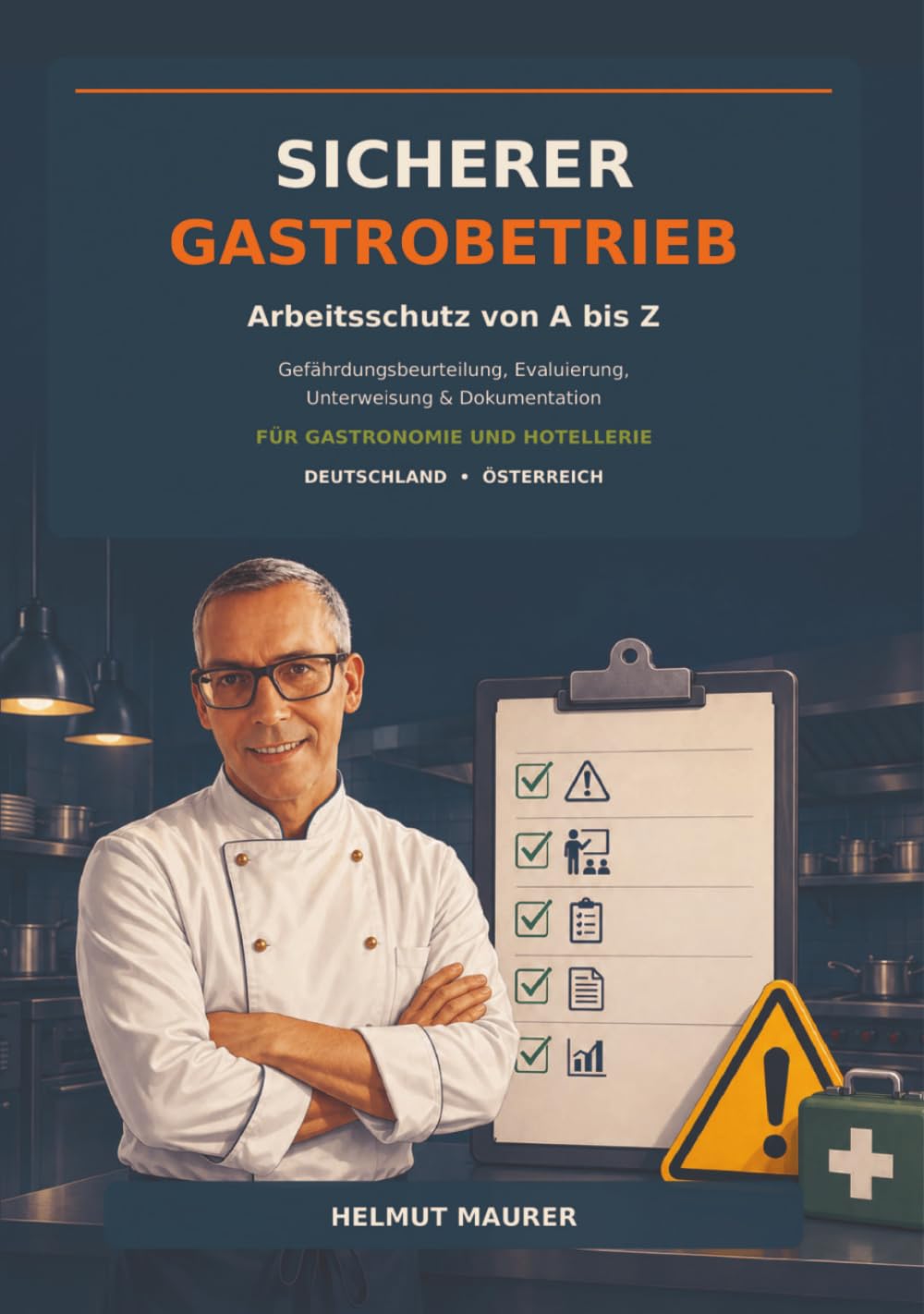 SICHERER GASTROBETRIEB: Arbeitsschutz von A bis Z Gefährdungsbeurteilung, Evaluierung, Unterweisung & Dokumentation für Gastronomie und Hotellerie DEUTSCHLAND • ÖSTERREICH