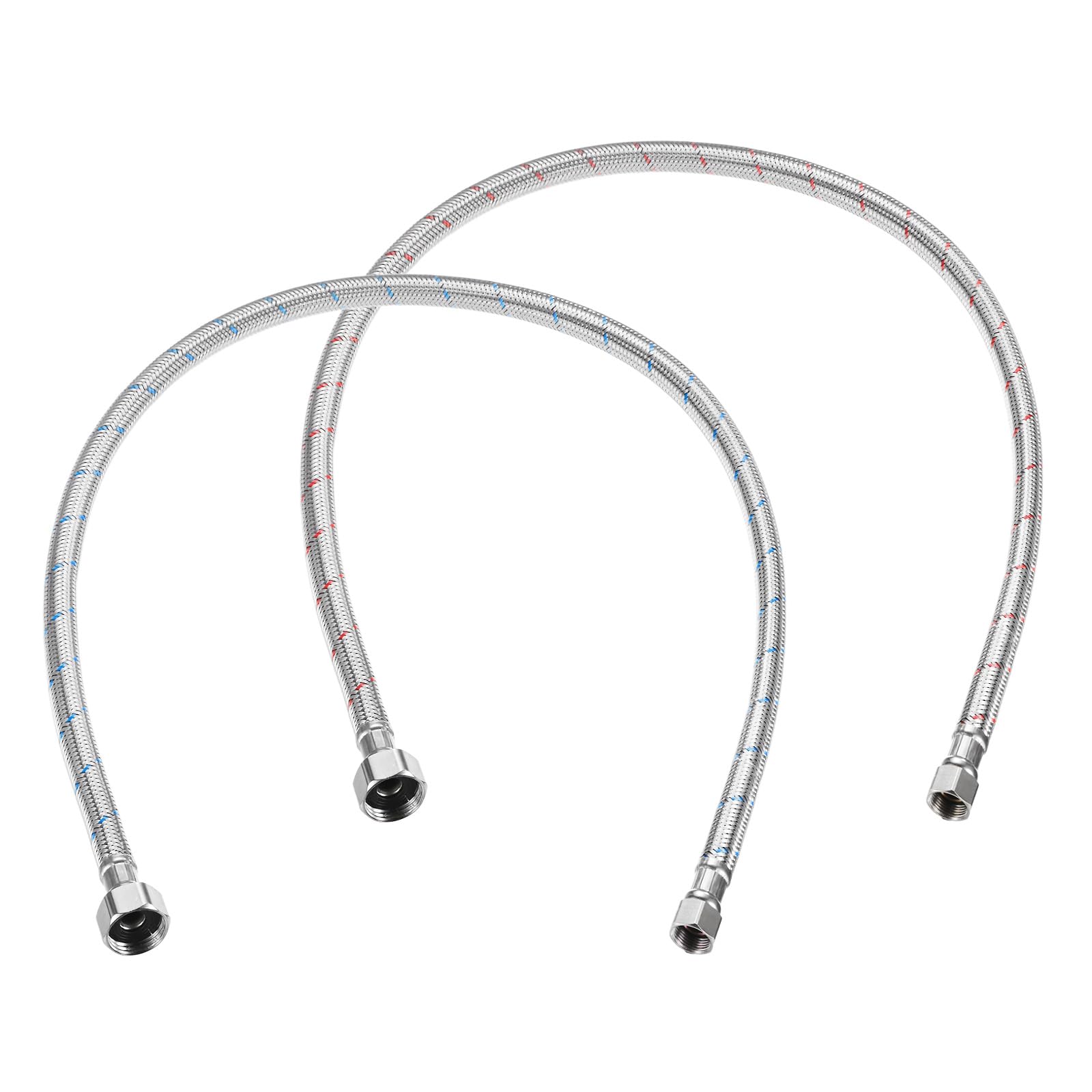 M METERXITY 2-Pack 31 Inch Faucet Hose Connector