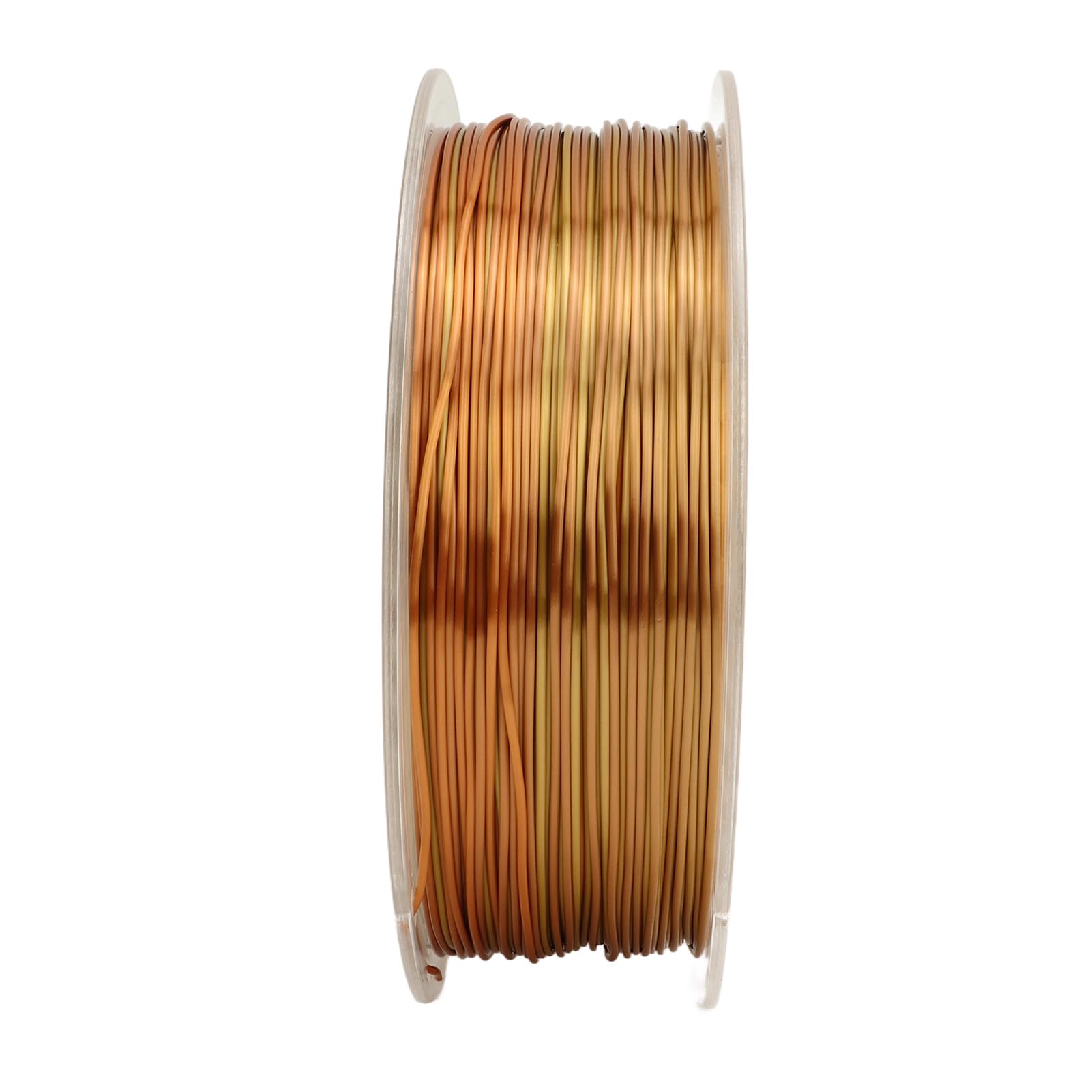 Filament do drukarki 3D jedwabny tęczowy gradient kolorów 1,75 mm materiały eksploatacyjne do drukowania starannie nawinięty żarnik PLA dla entuzjastów drukowania 3D