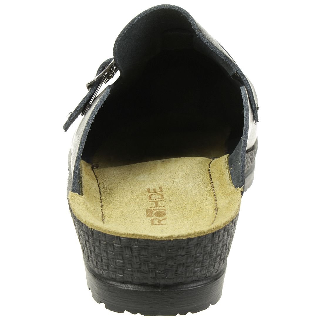 Rohde Neustadt-H Clogs Herren Hausschuhe Schuhe 1511 schwarz