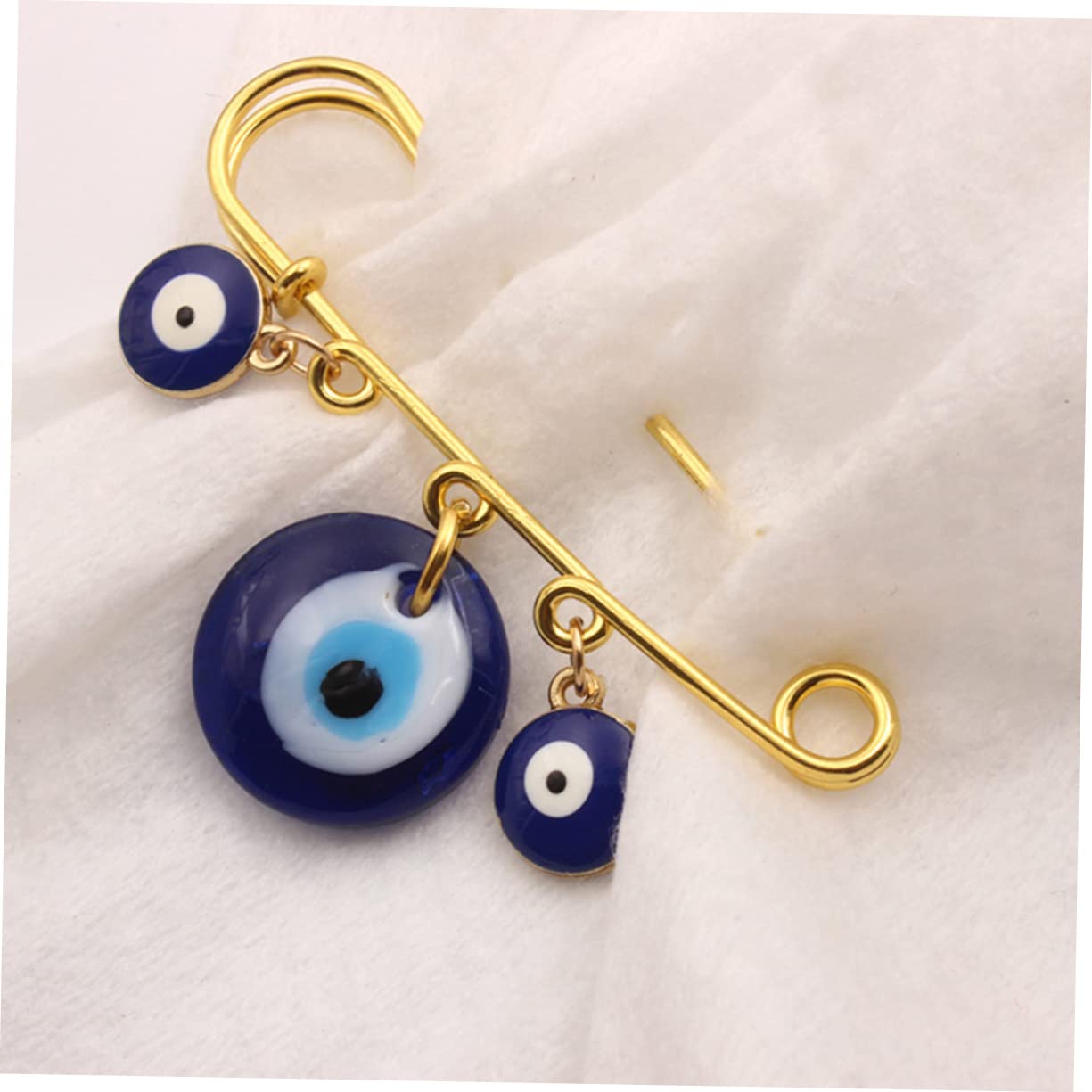 Tofficu 15pezzi Spilla Brooch Con Pendenti Occhio Spilla Decorativa Per Donna Accessorio Moda Unico Per Abbigliamento e Borse