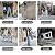 Telesladder Lightweight Aluminumcopiladder Multipurpose Portable A-Frameextension Ladder with Support Bar 330 Lb Load Capacity Marriage/2.25+2.25M