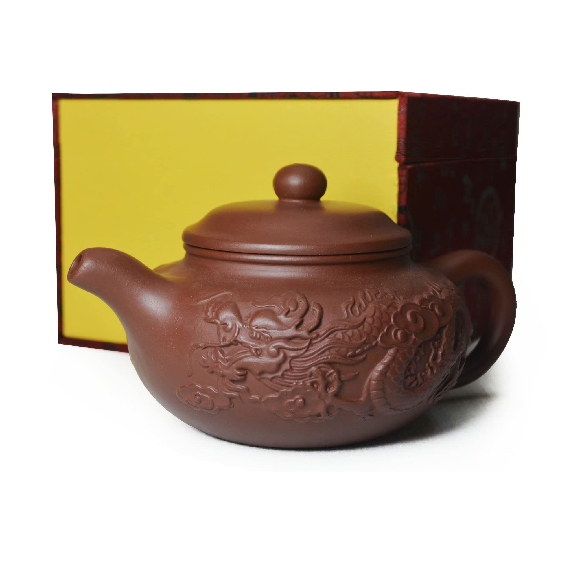 Teapot 8.6oz Chinese Dragon Yixing Clay Zisha Classics Pot