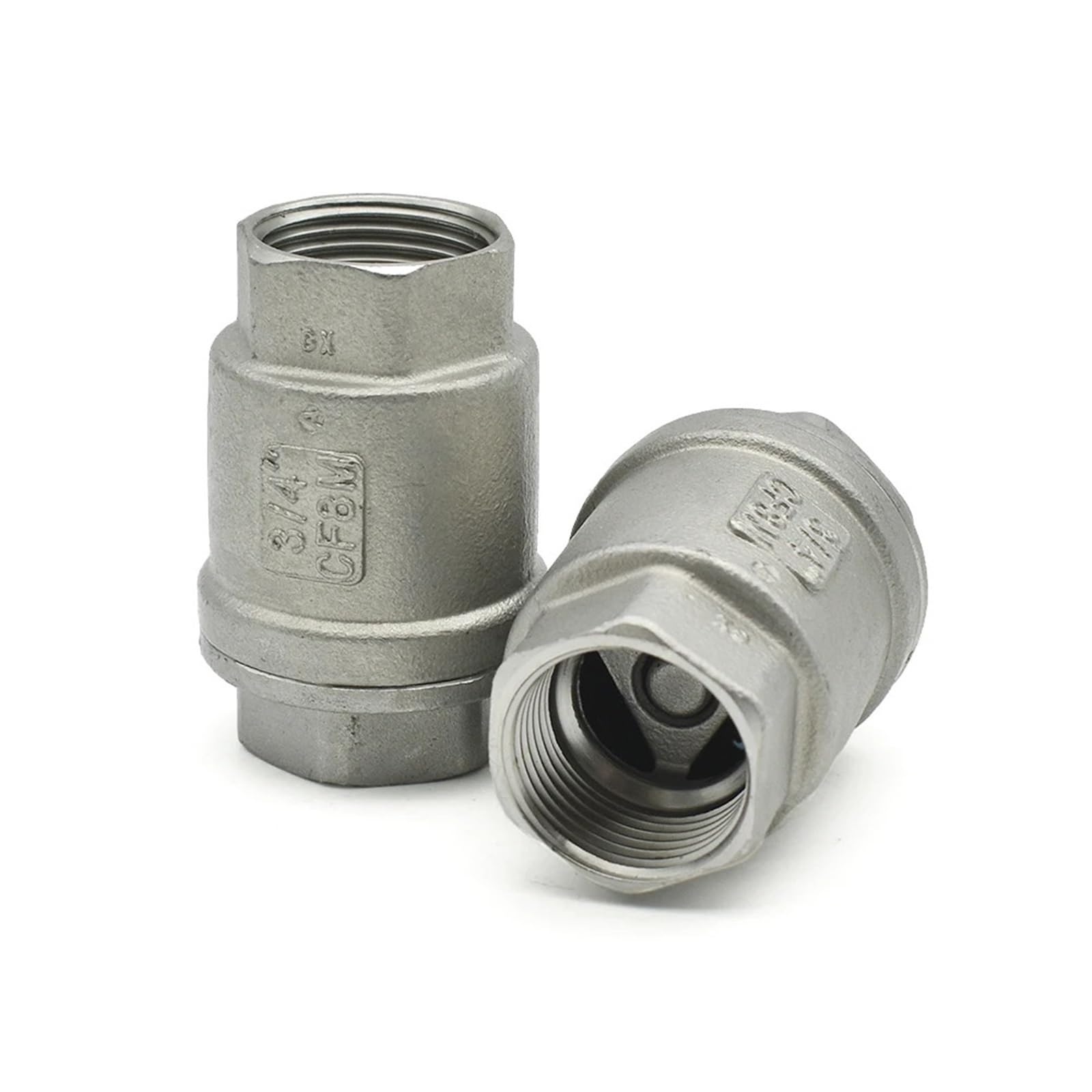Dkgnyxnplj 1-1/4 Ss30 316L Stainless Steel Vertical Check Valve 1 Way No-Return Check Vertical Valve(",Ss304)