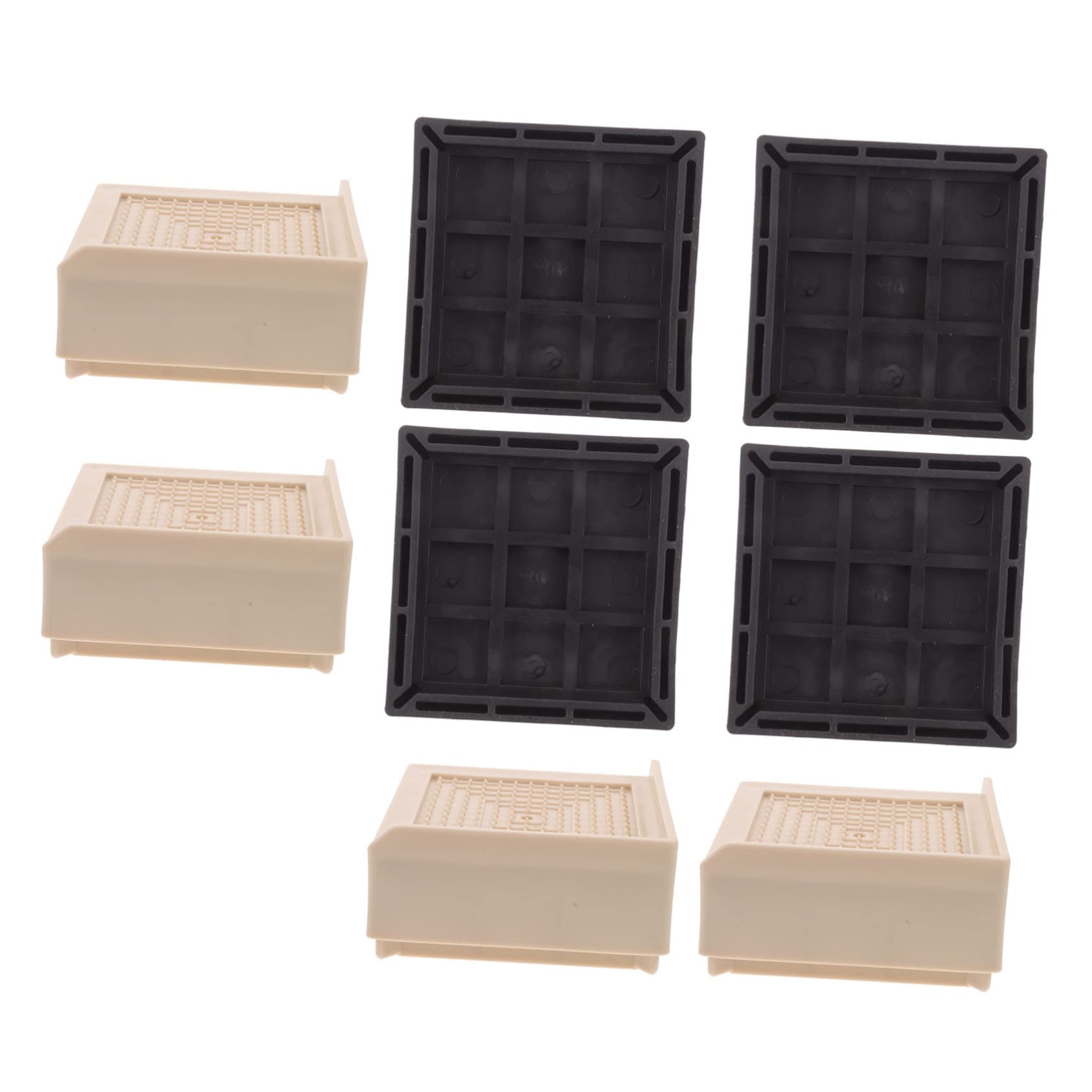 Elevadores de cama ORFOFE de 4 piezas para alzar mesas y sofás con base estable