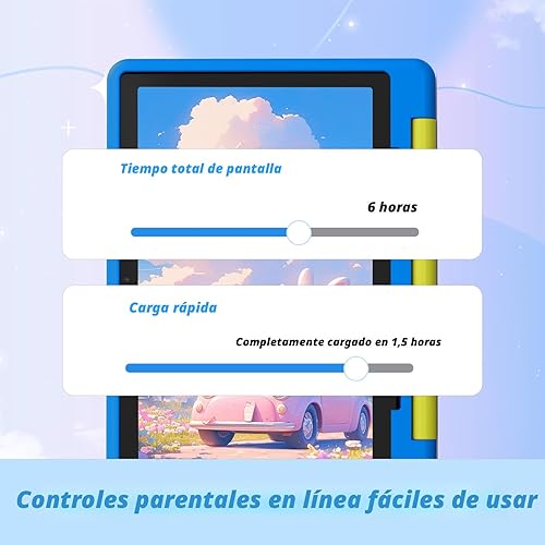 Miniatura 5 de URAO Tablet para niños, tablet Android 14 para niños de 10 pulgadas Octa-Core con estuche, 64GB 1TB de tarjeta TF expandible para niños pequeños,