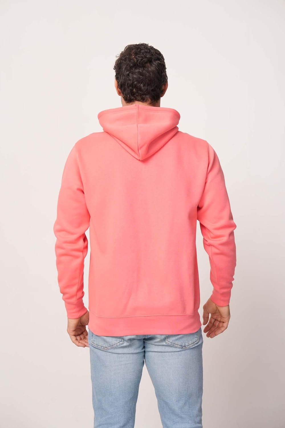 7.75oz Mid Weight Classic Pullover Fleece Hoodie | Cotton Blend Unisex Decorator Blanks Style 717 - Image 2
