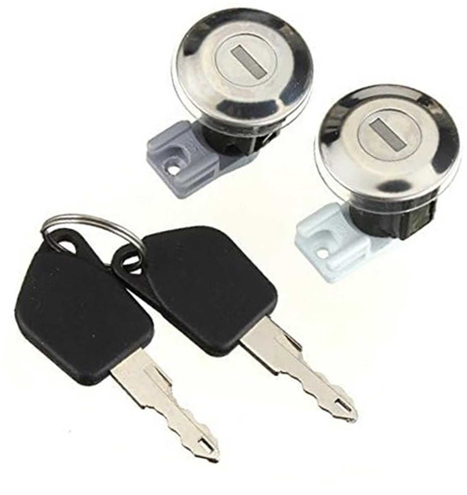 Szwaldaper One Color Auto Door Lock Latch Pair Front Door Lock Barrels Set With Keys, For Peugeot 106 Mk2 205 405