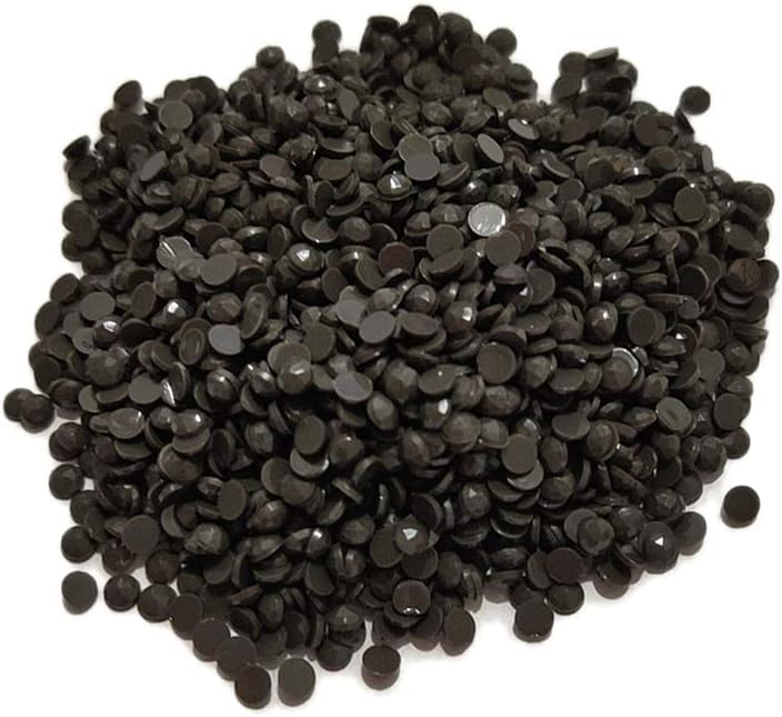 Ingzy 1000Pcs/Pack Diamond Painting Gems Replacement Kits,Round Diamonds Painting Adults for Missing Drills of Diamond Cross Stitch DIY Crafts(1Pck - Dark Grey)