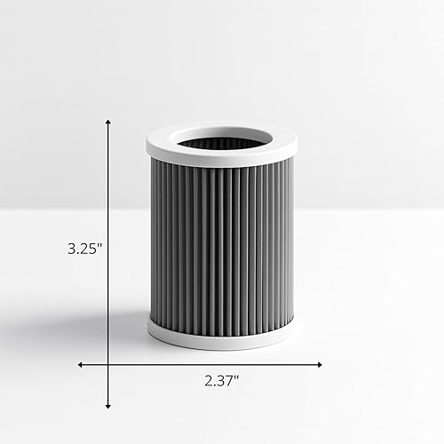 Miniatura 2 de Nispira PEPERSFIL Purezone Filtros de repuesto para purificador de aire de automóvil, purificador de aire de enriquecimiento puro, mini portátil