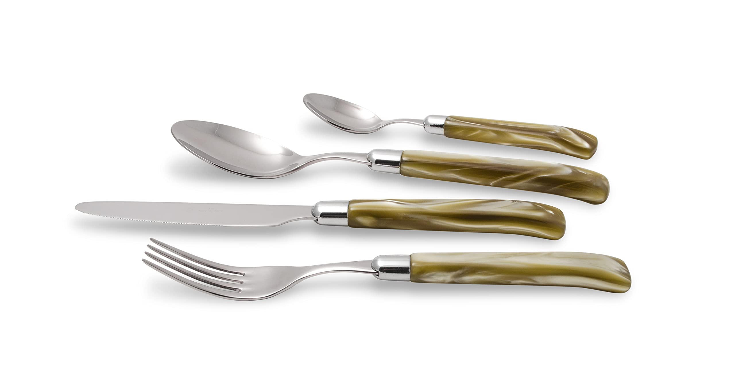 Couverts pour 6 personnes Rivadossi Giada en inox 18/10 qui ne ternissent pas