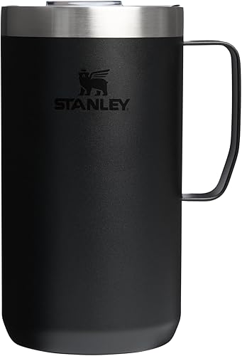 STANLEY Taza Everyday Camp  Tapa para beber  Taza para café, té y bebidas  Taza de café aislada de acero inoxidable  Sin BPA