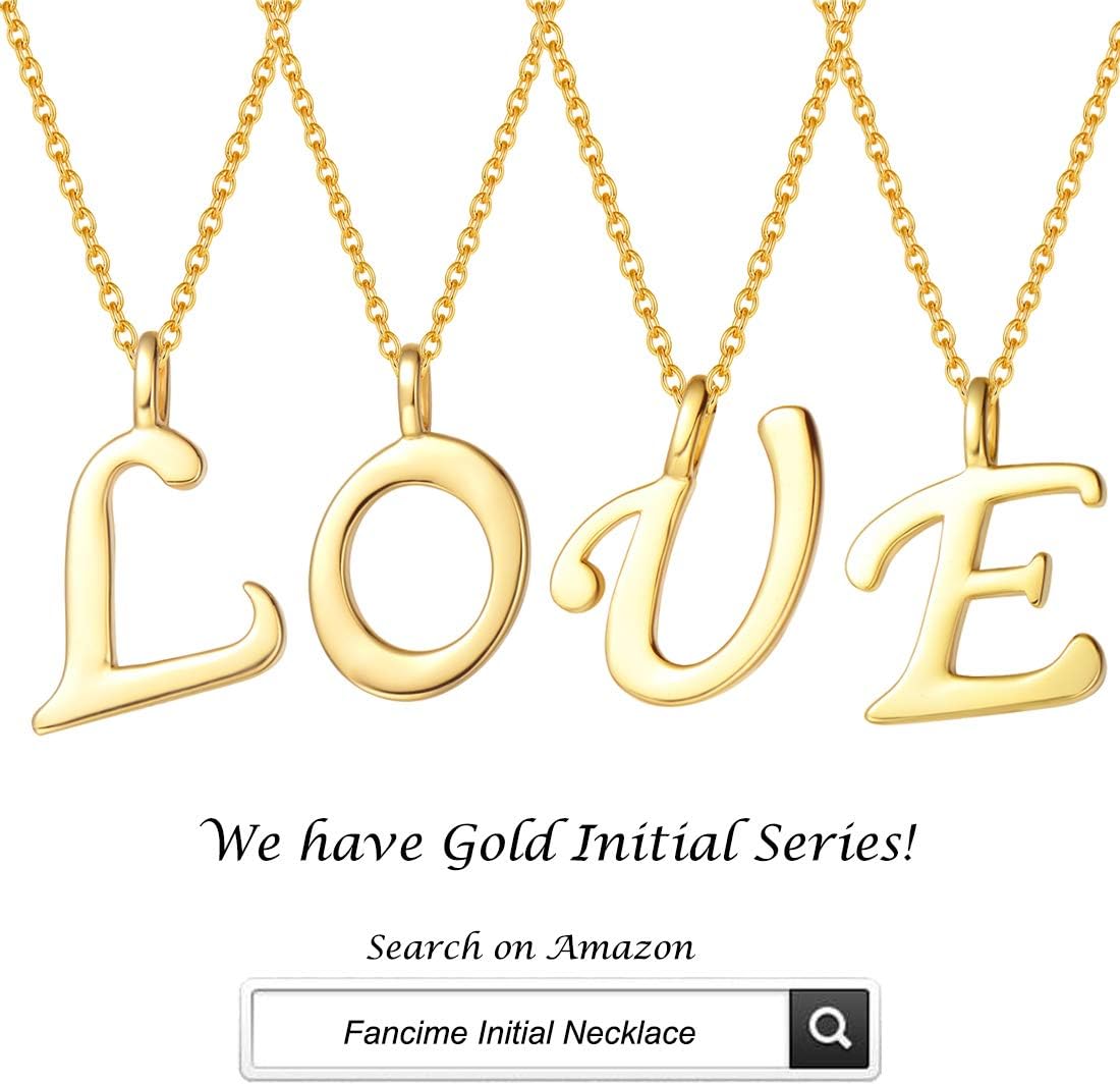 FANCIME Sterling Silver Gold Plated Initial Necklace High Polish Monogram Letter Initial U Pendant Necklace Fine Jewelry for Women 16” + 2” Extender - Image 5