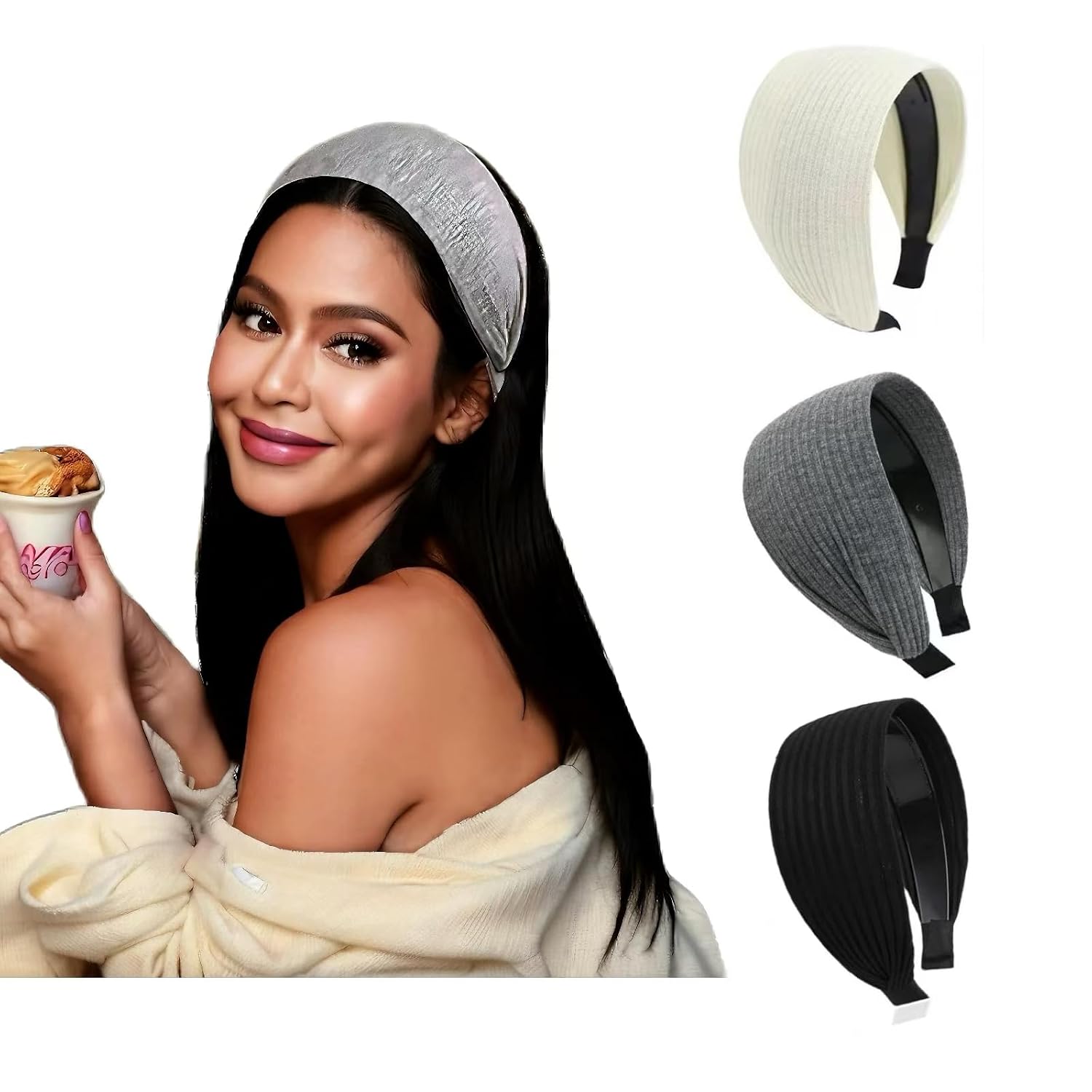 Hd-B1 Cute Headbands for Women - Trendy Hair Accessories
